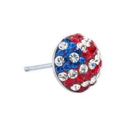 Cheapest 🔔 Giani Bernini Cubic Zirconia Red, White, & Blue Stud Earrings In Sterling Silver, Created For Macy's 🤩 -Giani Bernini Shop unnamed file 1849