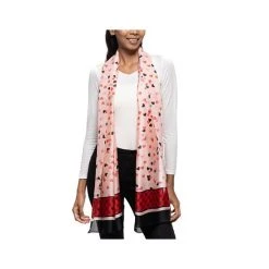 Outlet ✨ Giani Bernini 🎉 Women's Confetti Hearts Oblong Scarf Pink ❤️ -Giani Bernini Shop unnamed file 1878