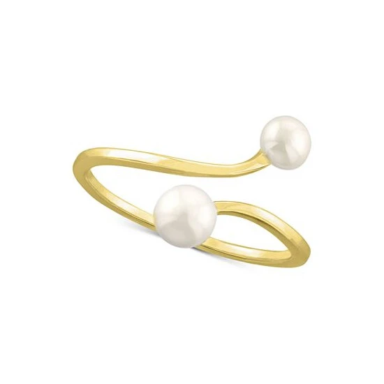 Best deal 🛒 Giani Bernini Cultured Freshwater Pearl (4 & 5mm) Bypass Ring, Created For Macy's Gold Over Silver 😍 3 Best deal 🛒 Giani Bernini Cultured Freshwater Pearl (4 & 5mm) Bypass Ring, Created For Macy's Gold Over Silver 😍 - Image 3