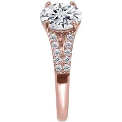 Hot Sale 🤩 Giani Bernini Solitaire Cubic Zirconia Center Stone Pave Ring, Created For Macy's Rose Gold 🛒 -Giani Bernini Shop unnamed file 1897