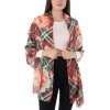 Wholesale ❤️ Giani Bernini Women's Plaid Floral Oblong Wrap Scarf Red 🌟