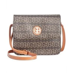 Best reviews of 🤩 Giani Bernini Block Signature Crossbody Organizer, Created For Macy's Brown Signature/silver ⌛