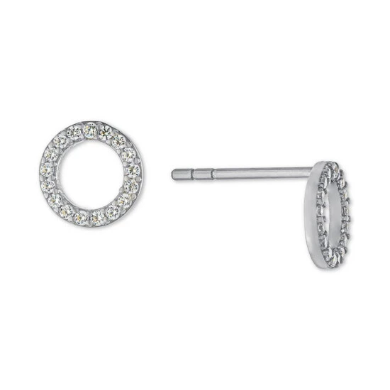 Wholesale ✔️ Giani Bernini Cubic Zirconia Circle Stud Earrings In Sterling Silver, Created For Macy's ✨ 1 Wholesale ✔️ Giani Bernini Cubic Zirconia Circle Stud Earrings In Sterling Silver, Created For Macy's ✨