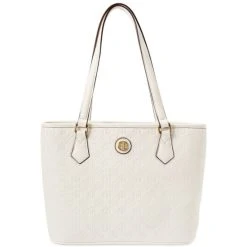 Promo 🎉 Giani Bernini Debossed Signature Tote, Created For Macy's White ✨
