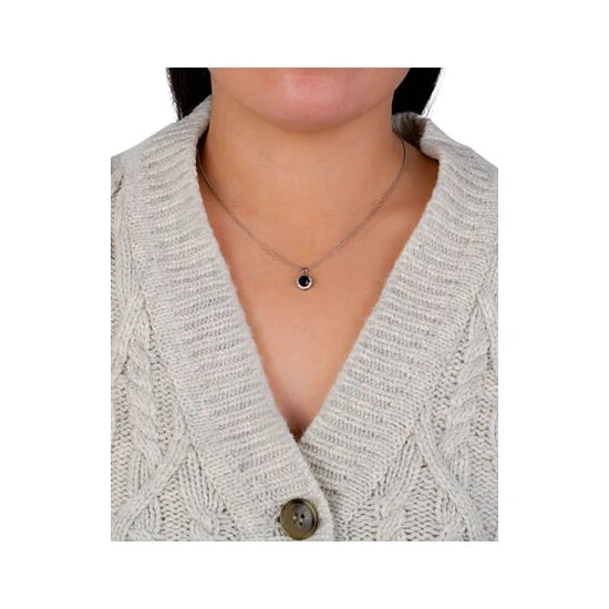 Hot Sale โ Giani Bernini Crystal And Cubic Zirconia Halo 18 Pendant Necklace In Sterling Silver, Created For Macy's Blue ๐ 3 Hot Sale โ Giani Bernini Crystal And Cubic Zirconia Halo 18 Pendant Necklace In Sterling Silver, Created For Macy's Blue ๐ - Image 3