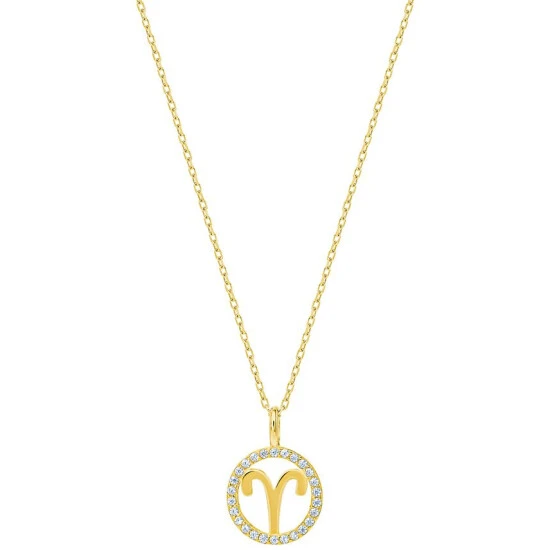 Discount ✔️ Giani Bernini Cubic Zirconia Zodiac Halo 18 Pendant Necklace In 18k Gold-Plated Sterling Silver, Created For Macy's Virgo ✔️ 4 Discount ✔️ Giani Bernini Cubic Zirconia Zodiac Halo 18 Pendant Necklace In 18k Gold-Plated Sterling Silver, Created For Macy's Virgo ✔️ - Image 4