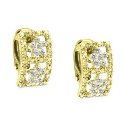 Best Pirce β Giani Bernini Cubic Zirconia Open Rectangle Clip-On Stud Earrings In 18k Gold-Plated Sterling Silver, Created For Macy's β¨