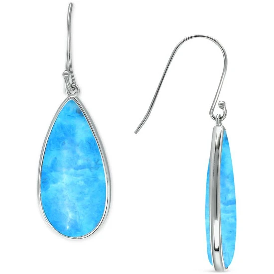 Discount ⭐ Giani Bernini Onyx Teardrop Bezel Drop Earrings In Sterling Silver (Also In Blue Howlite & Sodalite), Created For Macy's 🛒 1 Discount ⭐ Giani Bernini Onyx Teardrop Bezel Drop Earrings In Sterling Silver (Also In Blue Howlite & Sodalite), Created For Macy's 🛒