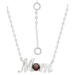 Wholesale ⭐ Giani Bernini Crystal Birth Month Mom Pendant Necklace In Sterling Silver, 16 + 2 Extender, Created For Macy's February 🥰