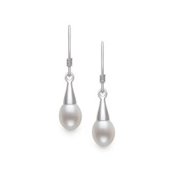 Promo 🧨 Giani Bernini Cultured Freshwater Pearl (6mm) Drop Earrings In Sterling Silver, Created For Macy's ⌛ -Giani Bernini Shop unnamed file 2157