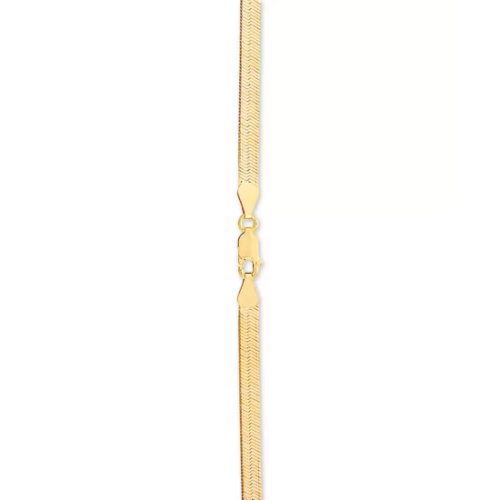 Brand new 😉 Giani Bernini Herringbone Link 20 Chain Necklace (4.5mm) In 18k Gold-Plated Sterling Silver ✔️ 5 Brand new 😉 Giani Bernini Herringbone Link 20 Chain Necklace (4.5mm) In 18k Gold-Plated Sterling Silver ✔️ - Image 5