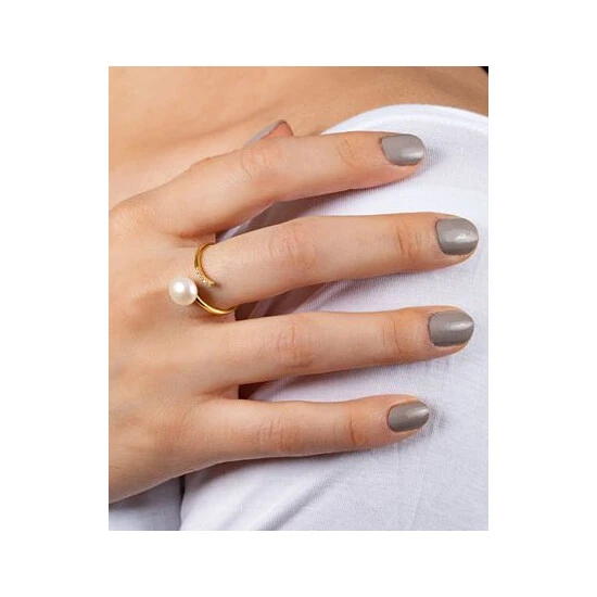 Coupon ✨ Giani Bernini Cultured Freshwater Pearl (8mm) & Cubic Zirconia Bypass Ring, Created For Macy's Sterling Silver 👏 2 Coupon ✨ Giani Bernini Cultured Freshwater Pearl (8mm) & Cubic Zirconia Bypass Ring, Created For Macy's Sterling Silver 👏 - Image 2