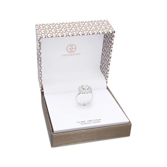 Outlet ๐ Giani Bernini Cubic Zirconia Princess Flower Statement Ring In Sterling Silver, Created For Macy's โจ 3 Outlet ๐ Giani Bernini Cubic Zirconia Princess Flower Statement Ring In Sterling Silver, Created For Macy's โจ - Image 3