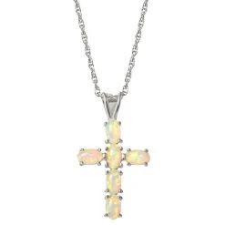 Wholesale ✨ Giani Bernini Lab-Created Opal 18 Pendant Necklace (1-1/5 Ct. T.w.) In Sterling Silver, Created For Macy's ✔️