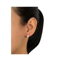 Budget 🥰 Giani Bernini Crystal 6mm Pave Stud Earrings In Sterling Silver. Available In Clear, Blue Or Red ⌛ -Giani Bernini Shop unnamed file 2219