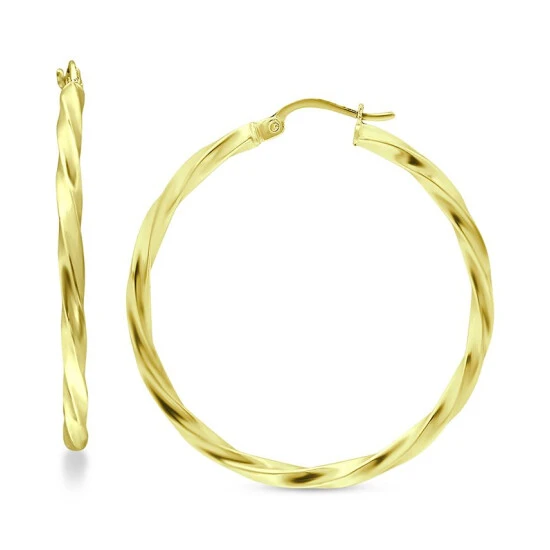 Deals ๐ฏ Giani Bernini Large Twist Hoop Earrings In 18k Gold-Plated Sterling Silver, 2-3/8, Created For Macy's Gold Over Silver โจ 1 Deals ๐ฏ Giani Bernini Large Twist Hoop Earrings In 18k Gold-Plated Sterling Silver, 2-3/8, Created For Macy's Gold Over Silver โจ