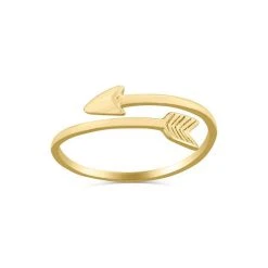 Outlet 🔔 Giani Bernini Arrow Bypass Ring, Created For Macy's Gold Over Silver ✔️ -Giani Bernini Shop unnamed file 2235