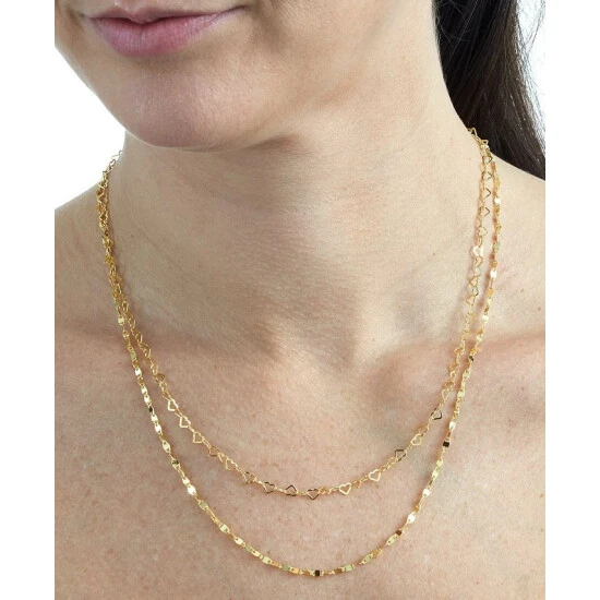 Coupon ๐ Giani Bernini Heart Chain 18 Layered Necklace In 18k Gold-Plated Sterling Silver, Created For Macy's ๐ฅ 2 Coupon ๐ Giani Bernini Heart Chain 18 Layered Necklace In 18k Gold-Plated Sterling Silver, Created For Macy's ๐ฅ - Image 2