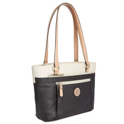 Budget ❤️ Giani Bernini Colorblock Pebble Tote, Created For Macy's Black/ivory/silver ✔️ -Giani Bernini Shop unnamed file 226