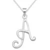 Promo 🧨 Giani Bernini Capital Initial Pendant In Sterling Silver ❤️