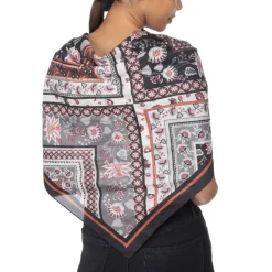 Promo ⭐ Giani Bernini 😉 Women's Patchwork Floral Square Scarf Black Neutral 🌟 -Giani Bernini Shop unnamed file 230