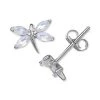 Cheapest ❤️ Giani Bernini Lab-Created Opal Dragonfly Stud Earrings In Sterling Silver, Created For Macy's ✔️