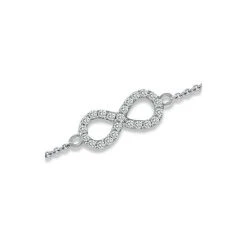 Cheapest ⭐ Giani Bernini Cubic Zirconia Infinity Ankle Bracelet In Sterling Silver, Created For Macy's ❤️ -Giani Bernini Shop unnamed file 2330