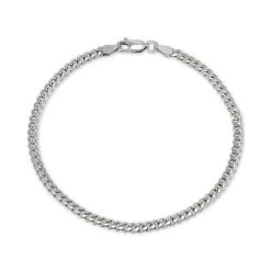 Cheapest ✔️ Giani Bernini Cuban Link Chain Bracelet In Sterling Silver, Created For Macy's 🎉