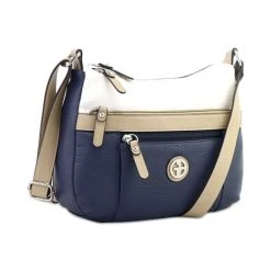 Hot Sale 🥰 Giani Bernini Colorblock Pebble Hobo, Created For Macy's Wht/oatmeal/nvy 🤩 -Giani Bernini Shop unnamed file 2349