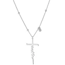 Buy π Giani Bernini Cubic Zirconia Faith Cross Pendant Necklace In Sterling Silver, 16 + 2 Extender, Created For Macy's β