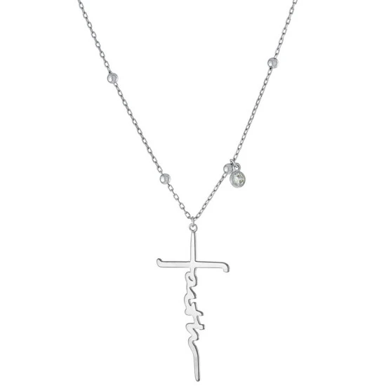 Buy ๐ Giani Bernini Cubic Zirconia Faith Cross Pendant Necklace In Sterling Silver, 16 + 2 Extender, Created For Macy's โญ 1 Buy ๐ Giani Bernini Cubic Zirconia Faith Cross Pendant Necklace In Sterling Silver, 16 + 2 Extender, Created For Macy's โญ