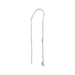 Hot Sale 🥰 Giani Bernini Cubic Zirconia Bezel Threader Earrings In Sterling Silver, Created For Macy's ⌛ -Giani Bernini Shop unnamed file 2362