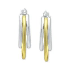Cheap 🤩 Giani Bernini Small Two-Tone Triple Hoop Earrings, 20mm, Created For Macy's 18k Gold Over Sterling Silver 😍 -Giani Bernini Shop unnamed file 2373