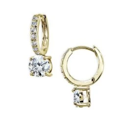 Cheapest 💯 Giani Bernini Cubic Zirconia Huggie Hoop Earrings In 18k Gold-Plated Sterling Silver Or 18k Rose Gold-Plated Sterling Silver 👍