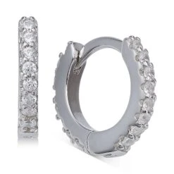 Coupon π Giani Bernini Extra-Small Cubic Zirconia Huggie Hoop Earrings In Sterling Silver, 0.4, Created For Macy's π§¨