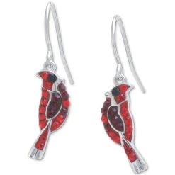 Best deal βοΈ Giani Bernini Crystal Cardinal Drop Earrings In Sterling Silver, Created For Macy's Multi π