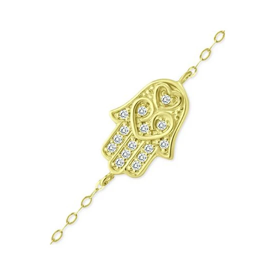 Buy ⌛ Giani Bernini Cubic Zirconia Hamsa Hand Ankle Bracelet, Created For Macy's Sterling Silver 😀 3 Buy ⌛ Giani Bernini Cubic Zirconia Hamsa Hand Ankle Bracelet, Created For Macy's Sterling Silver 😀 - Image 3