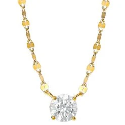 Wholesale 🌟 Giani Bernini Cubic Zirconia Solitaire 18 Pendant Necklace In 18k Gold-Plated Sterling Silver, Created For Macy's ✔️