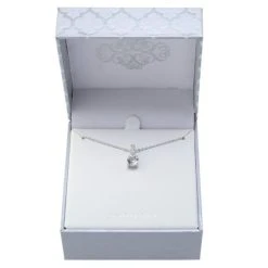 Best Pirce 👍 Giani Bernini Fine Crystal Round Halo Pendant With 18 Chain In Sterling Silver Clear 🎁 -Giani Bernini Shop unnamed file 2491