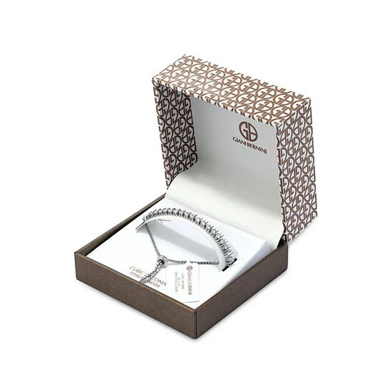 Discount ๐ Giani Bernini Cubic Zirconia Bolo Bracelet, Created For Macy's White โ 2 Discount ๐ Giani Bernini Cubic Zirconia Bolo Bracelet, Created For Macy's White โ - Image 2