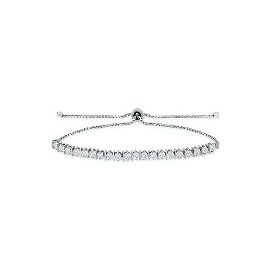Discount ๐ Giani Bernini Cubic Zirconia Bolo Bracelet, Created For Macy's White โ 5 Discount ๐ Giani Bernini Cubic Zirconia Bolo Bracelet, Created For Macy's White โ - Image 5