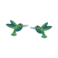 Buy ⭐ Giani Bernini Crystal Hummingbird Stud Earrings In Sterling Silver ✔️
