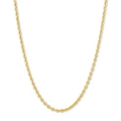 Best Sale ✔️ Giani Bernini Oval Link Cable 20 Chain Necklace In Sterling Silver Or 18k Gold-Plated Over Sterling Silver Gold Over Silver 🔔