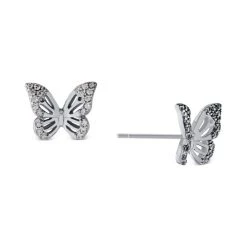 Wholesale 👏 Giani Bernini Cubic Zirconia (3/8 Ct. T.w.) Butterfly Stud Earrings In Sterling Silver ✔️