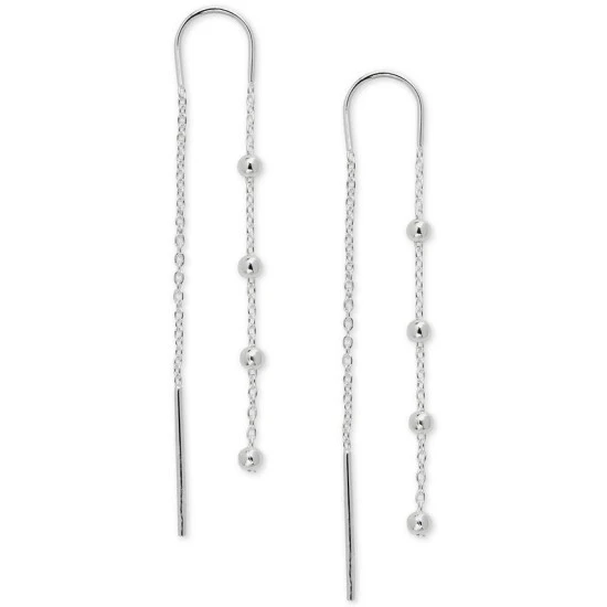 Cheapest 🔔 Giani Bernini Polished Ball Chain Threader Drop Earrings In 18k Gold-Plated Sterling Silver, Created For Macy's (Also In Sterling Silver) ⌛ 1 Cheapest 🔔 Giani Bernini Polished Ball Chain Threader Drop Earrings In 18k Gold-Plated Sterling Silver, Created For Macy's (Also In Sterling Silver) ⌛