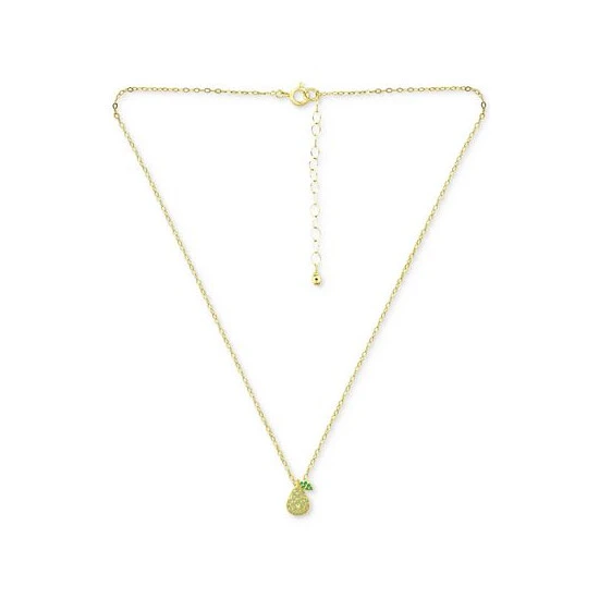 Deals ✔️ Giani Bernini Lemon Green & Green Quartz Pear Pendant Necklace, 16 + 2 Extender, Created For Macy's Gold Over Silver 🛒 3 Deals ✔️ Giani Bernini Lemon Green & Green Quartz Pear Pendant Necklace, 16 + 2 Extender, Created For Macy's Gold Over Silver 🛒 - Image 3