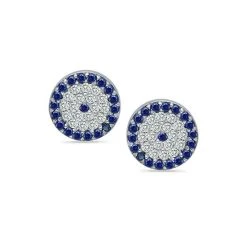 Discount ✔️ Giani Bernini Cubic Zirconia Evil Eye Stud Earrings In Sterling Silver, Created For Macy's 💯 -Giani Bernini Shop unnamed file 2665