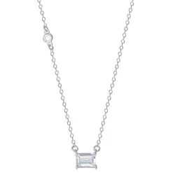 Outlet ✔️ Giani Bernini Cubic Zirconia 18 Pendant Necklace In Sterling Silver, Created For Macy's ❤️