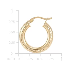 New 🔥 Giani Bernini Textured Tube Small Hoop Earrings, 20mm, Created For Macy's Silver 🔔 -Giani Bernini Shop unnamed file 287