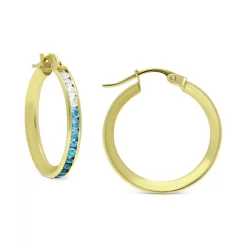 Wholesale 🎁 Giani Bernini Cubic Zirconia Blue Ombré Small Hoop Earrings, 0.79, Created For Macy's Sterling Silver 🛒 -Giani Bernini Shop unnamed file 379